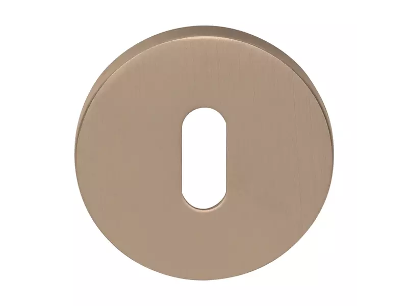 Sleutelrozet PVD licht brons Formani Gensler Rivio GLN53 rond 53mm